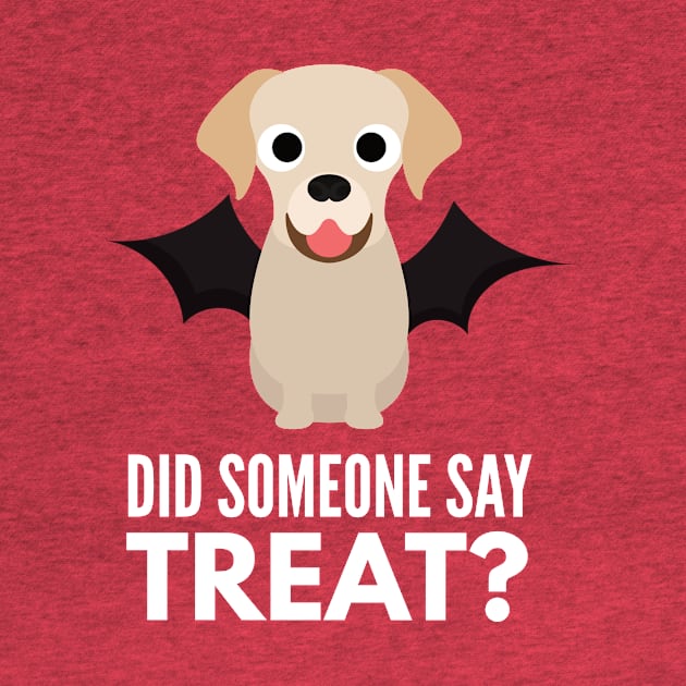 Golden Labrador Halloween Trick or Treat by DoggyStyles